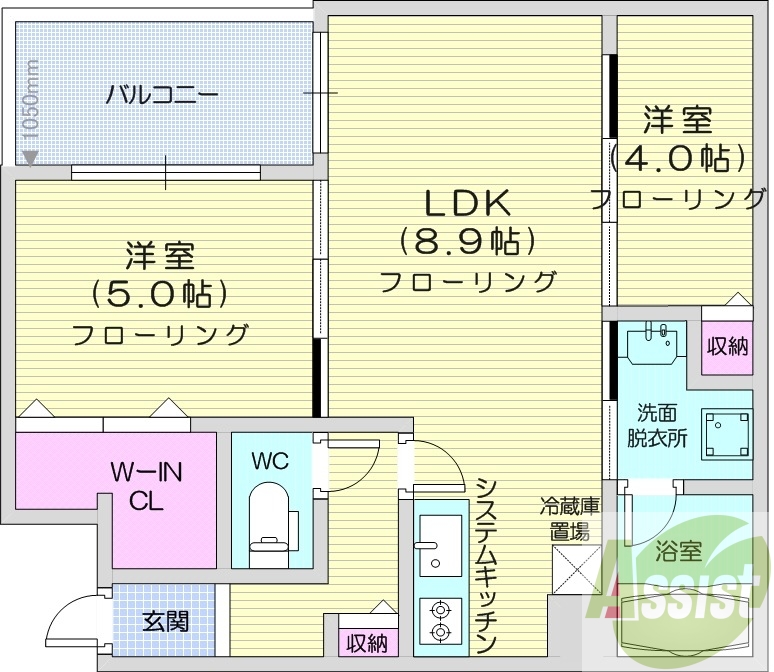 3階の間取り図