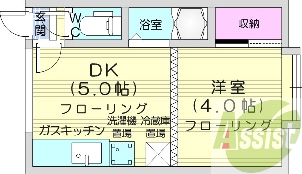 2階の間取り図