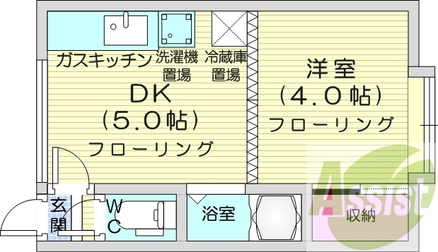 2階の間取り図