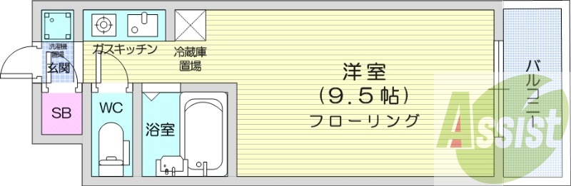 3階の間取り図