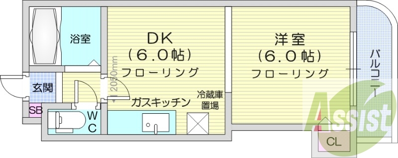 3階の間取り図