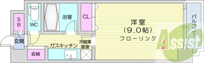 7階の間取り図