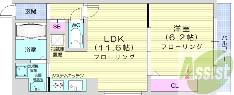 3階の間取り図