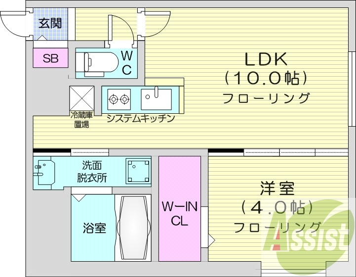 3階の間取り図
