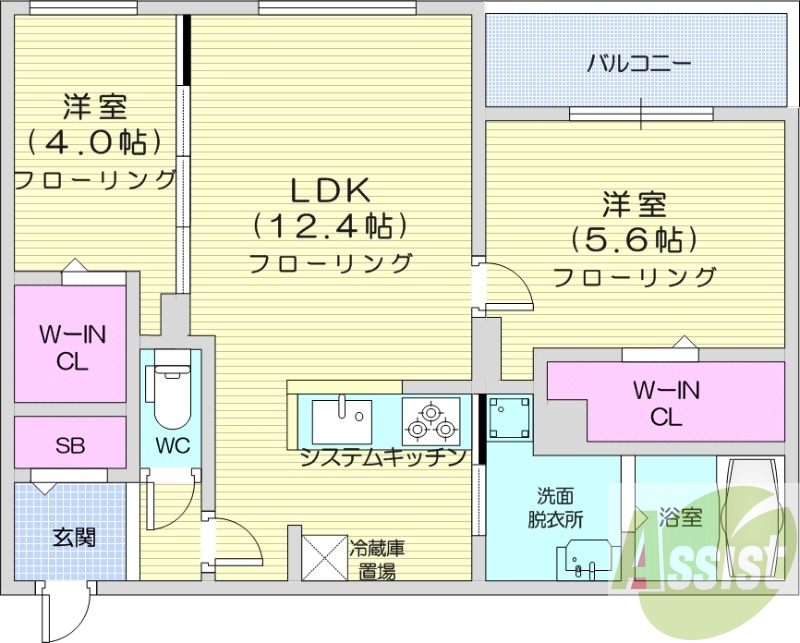 3階の間取り図