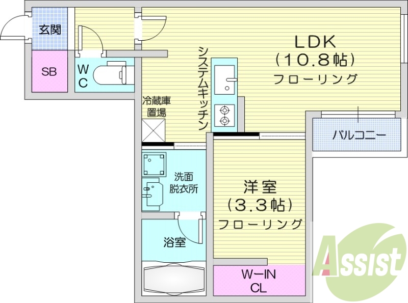 3階の間取り図