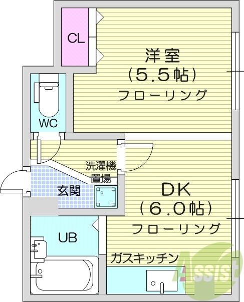 5階の間取り図