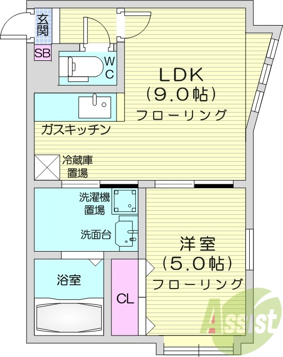 3階の間取り図