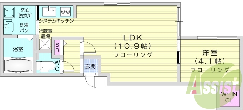 3階の間取り図