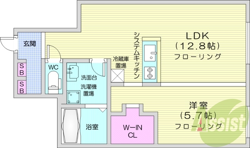 3階の間取り図