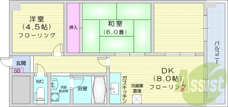3階の間取り図