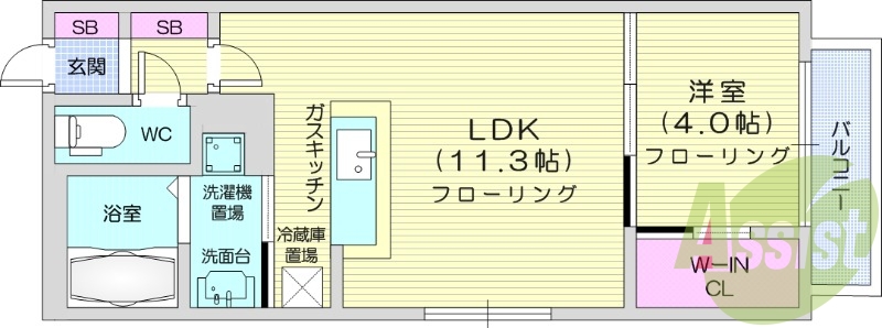 1LDK、ペット相談、エアコン、インターネット無料