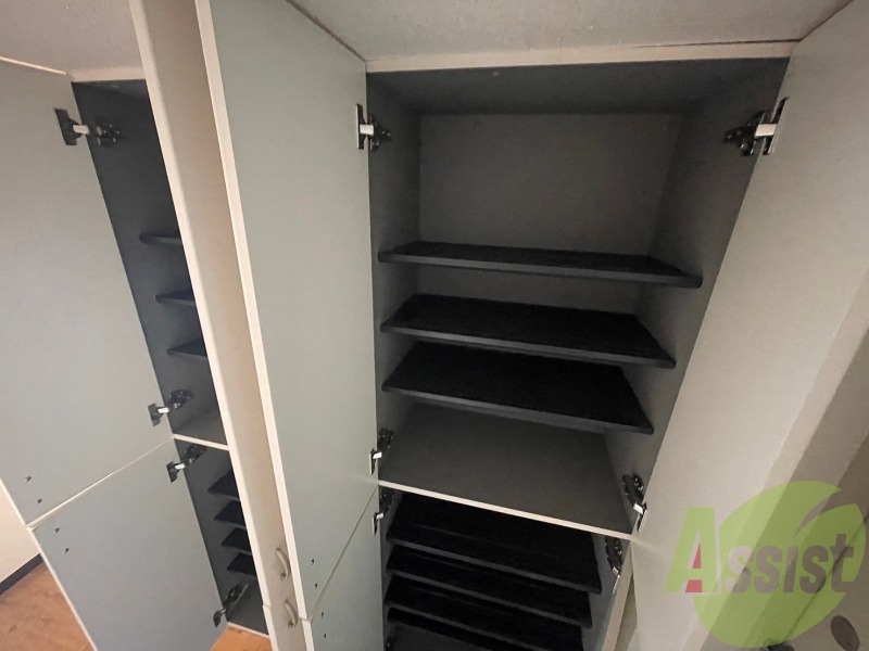 シューズボックスがあるのはやっぱり便利ですね! シューズボックスがあるのはやっぱり便利ですね!