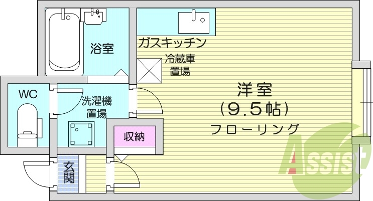 3階の間取り図
