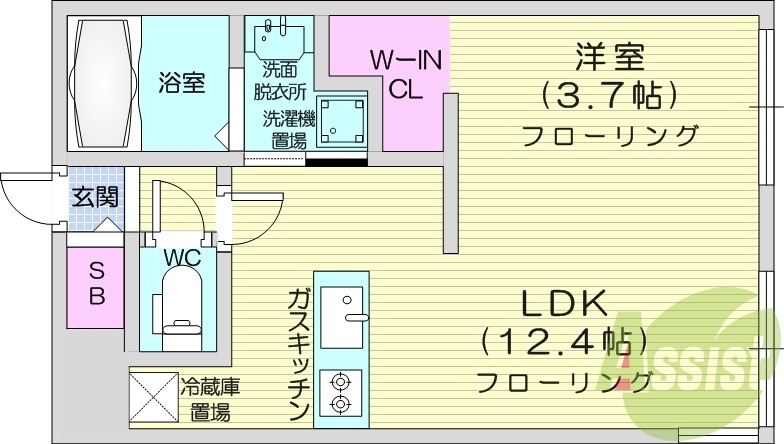 3階の間取り図