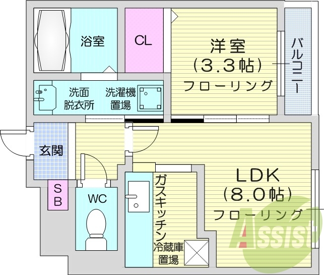 1*DK、シャンプードレッサー、エアコン、灯油暖房
