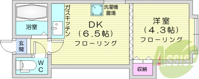 2階の間取り図