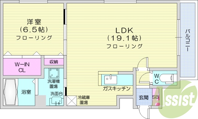 1LDK、灯油暖房、独立洗面台、エアコン、クローゼット