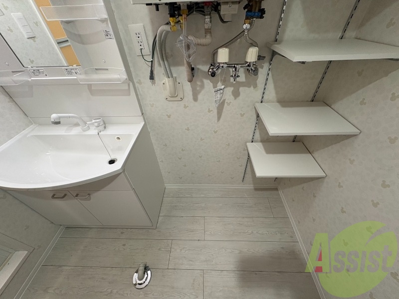 洗濯機はこちらの脱衣所に置くことができます! 洗濯機はこちらの脱衣所に置くことができます!