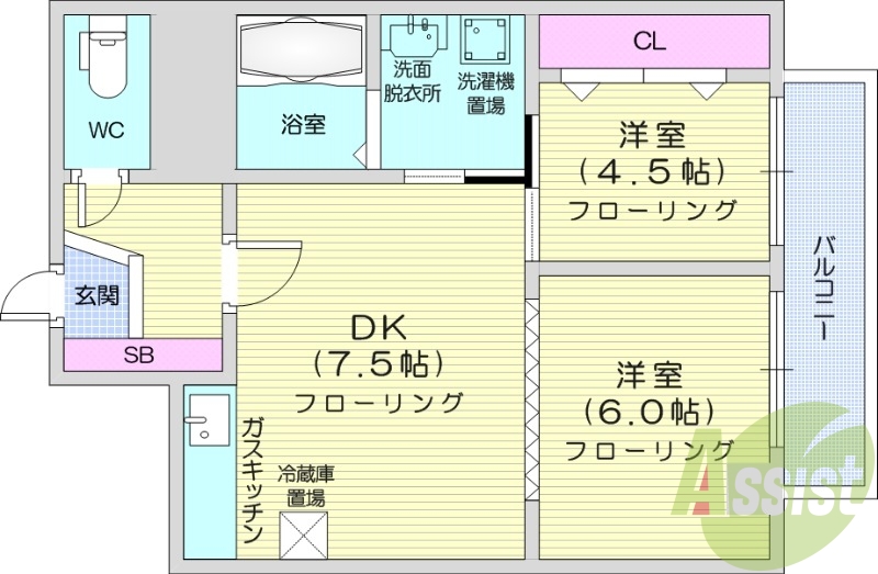 3階の間取り図