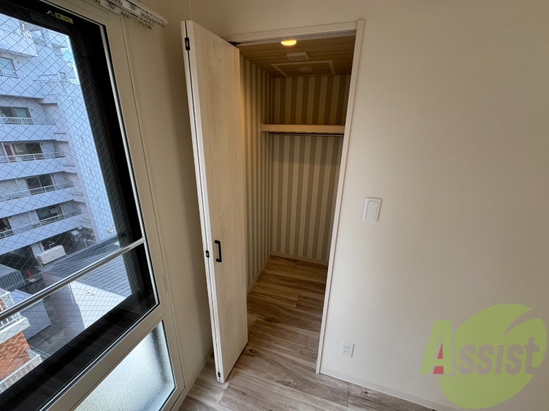 洋室にはクローゼットがあるのですっきり片付きそうです。 洋室にはクローゼットがあるのですっきり片付きそうです。