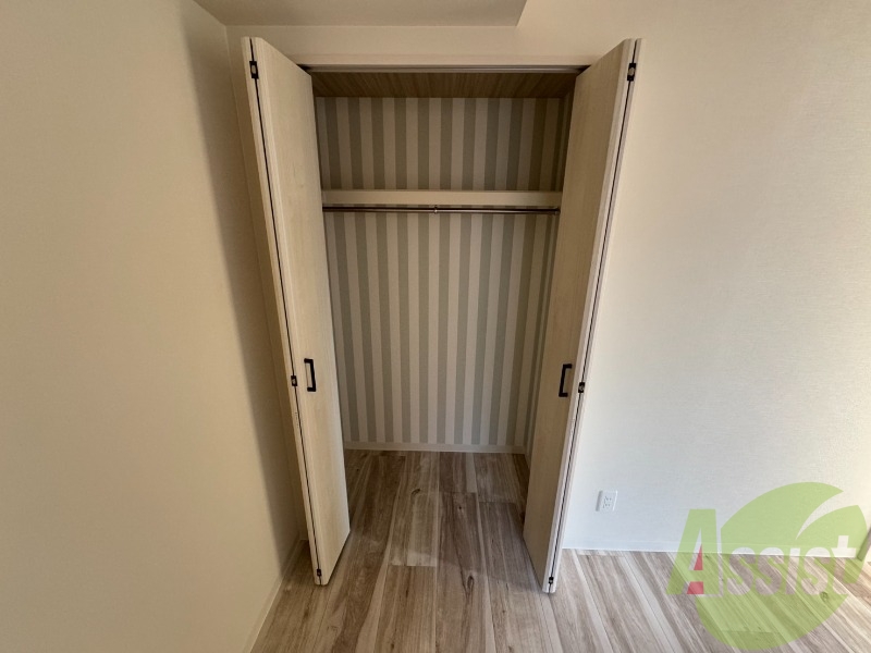 洋室にはクローゼットがあるのですっきり片付きそうです。 洋室にはクローゼットがあるのですっきり片付きそうです。