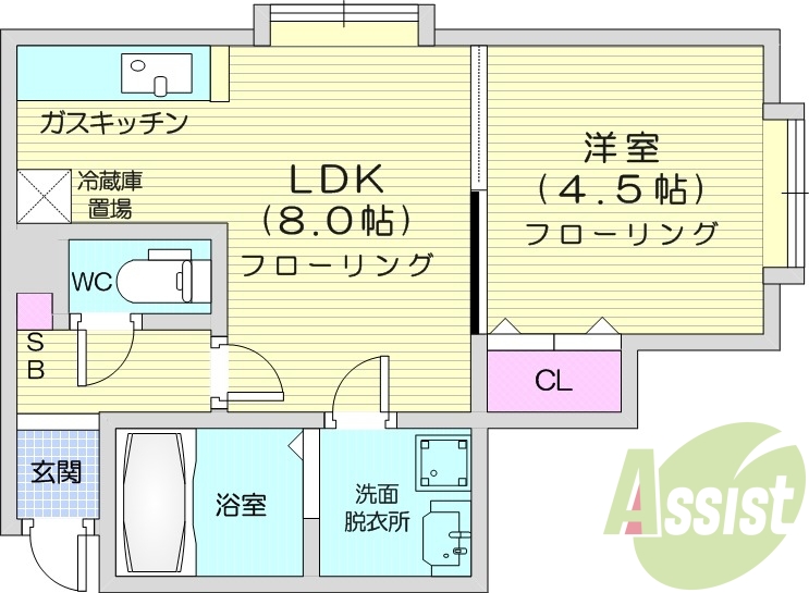 1LDK、灯油暖房、防犯カメラ、エアコン