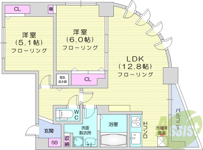 札幌市中央区宮の森二条「ミラベルパーク宮の森」