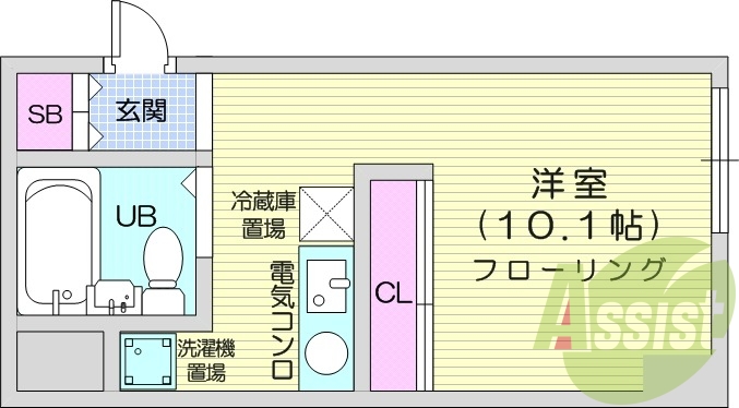 1R、オートロック、光ファイバー、防犯カメラ