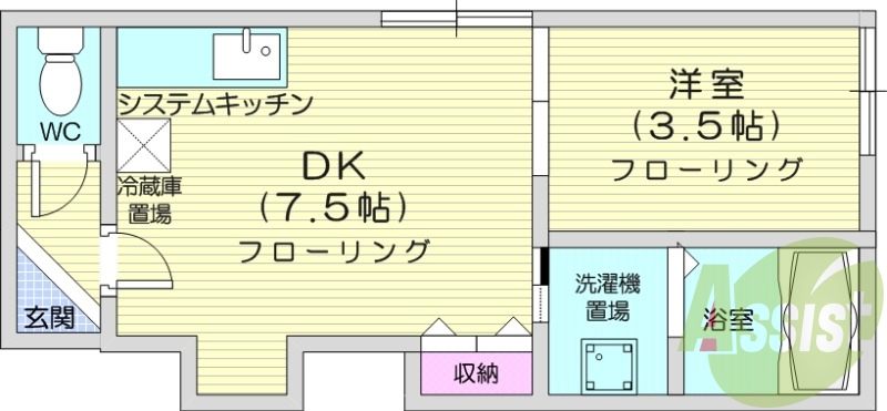 3階の間取り図