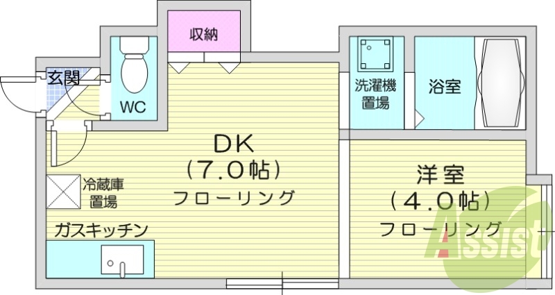 3階の間取り図