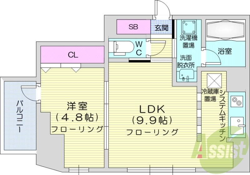 エアコン、システムキッチン、シャンプードレッサー