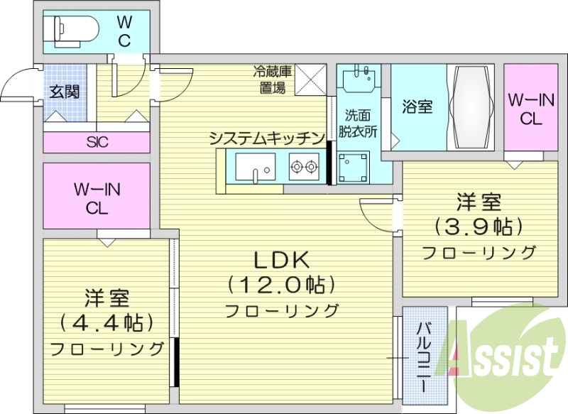 2ＬＤＫ、エアコン、ネット無料、ペット可