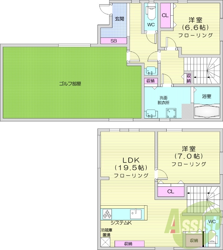 3LDK、都市ガス、エアコン、追い焚き、食洗器