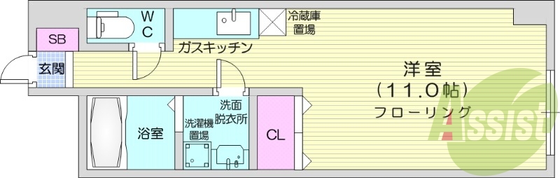1R、光ファイバー、オートロック、エレベーター