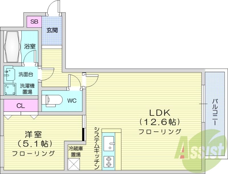 1LDK、都市ガス、デザイナーズ、エアコン、ネット無料