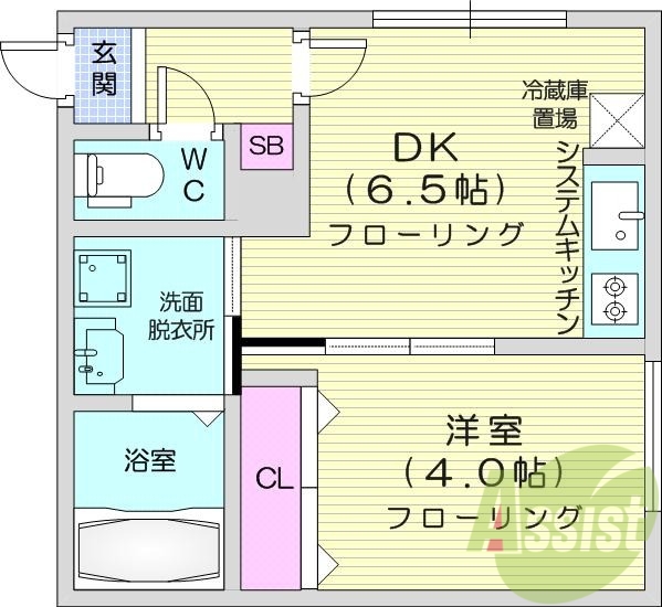 1DK、エアコン、浴室乾燥機、灯油暖房