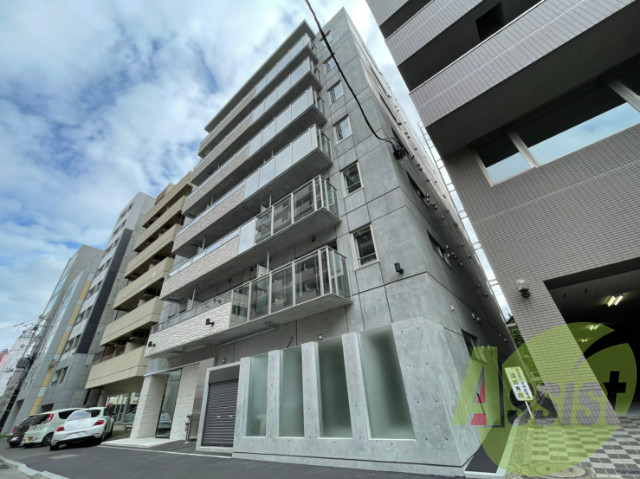S-RESIDENCE近代美術館前の外観