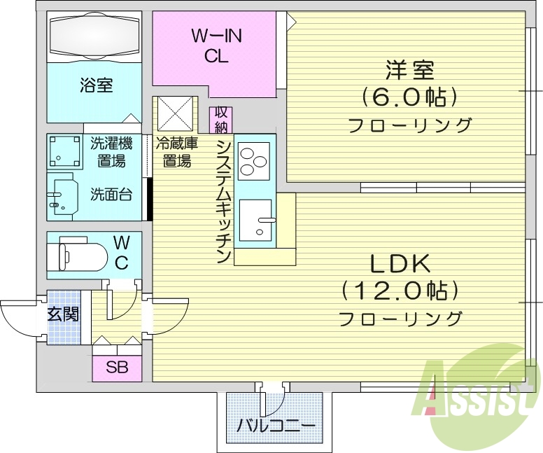 3階の間取り図