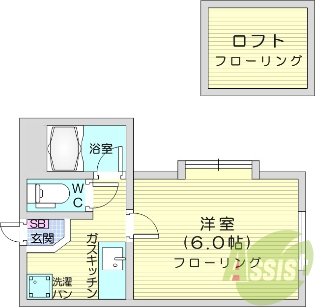 1階の間取り図