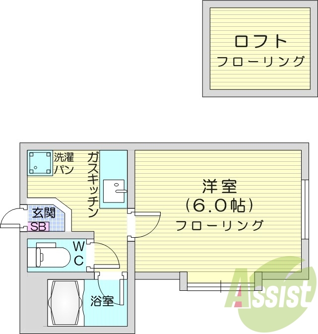 1階の間取り図
