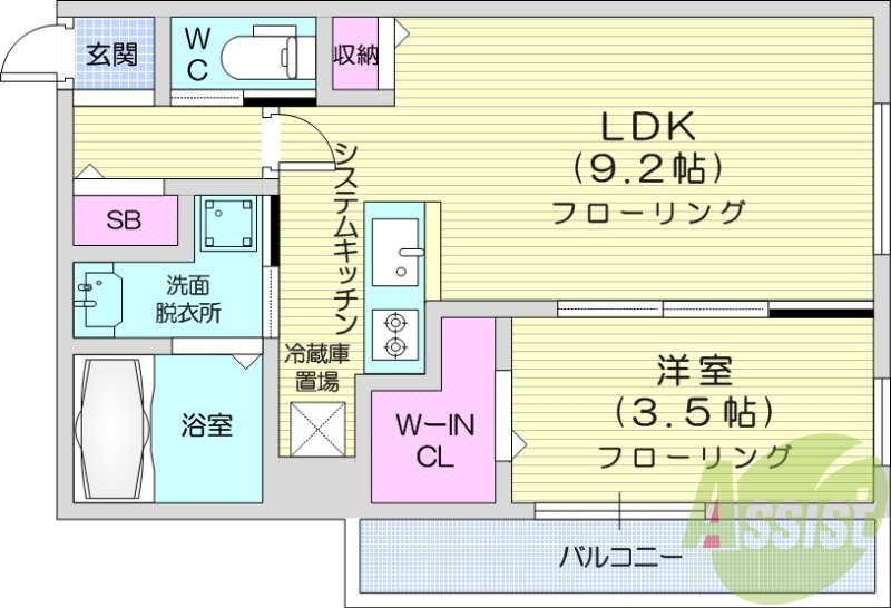 3階の間取り図