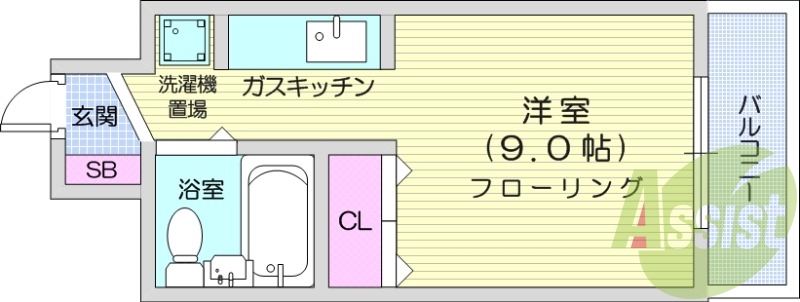 5階の間取り図