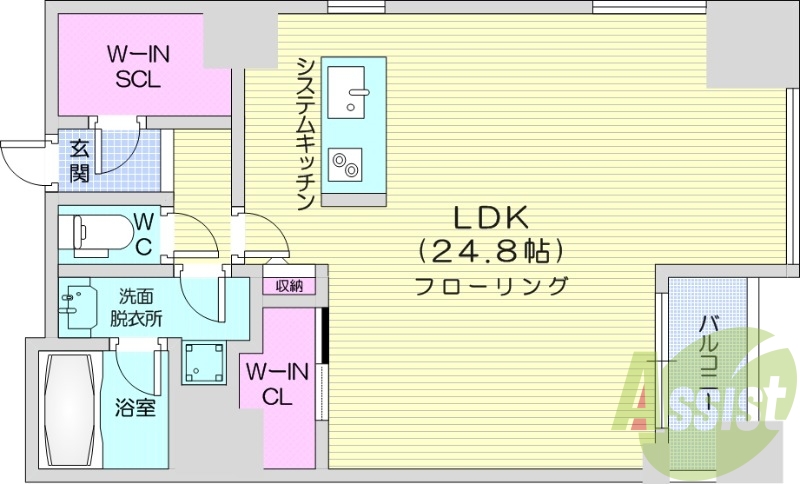 3階の間取り図