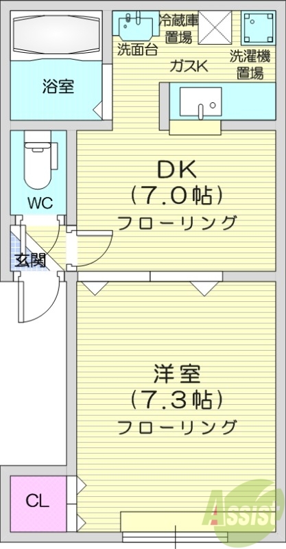 3階の間取り図