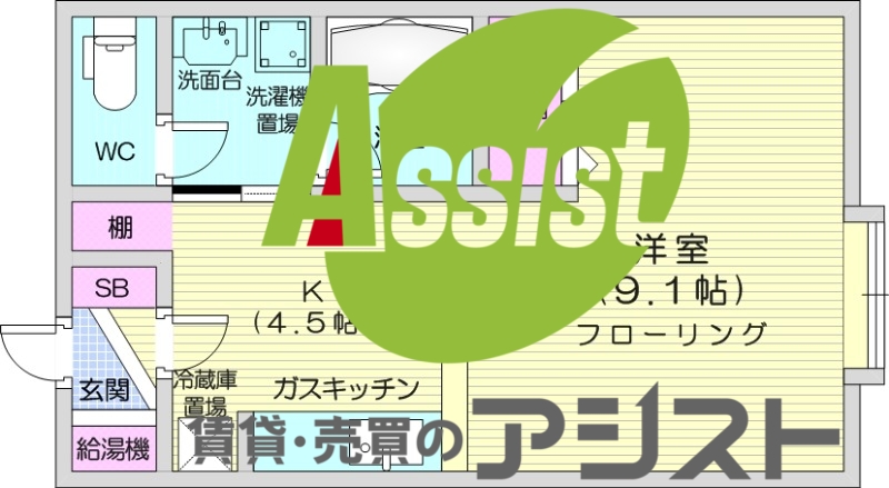 2階の間取り図