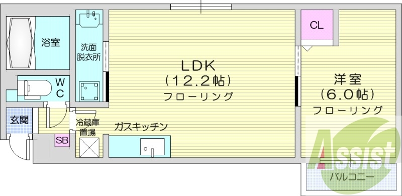3階の間取り図