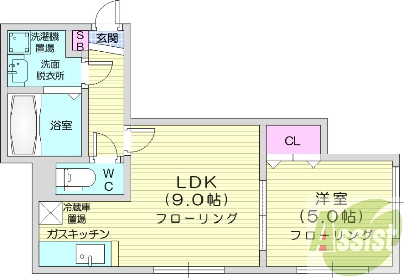 3階の間取り図