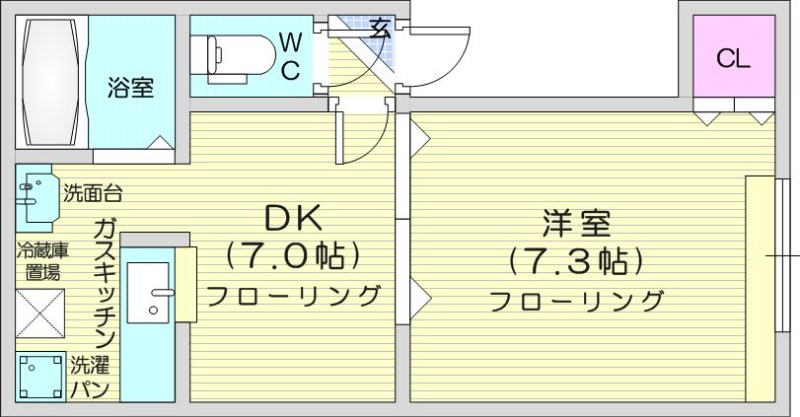 2階の間取り図