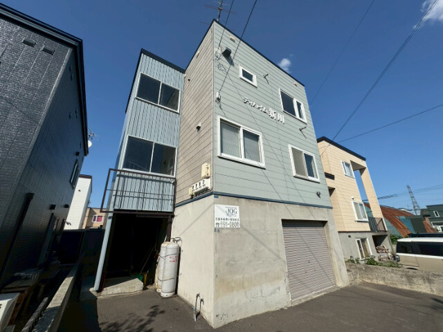 札幌市北区新川西三条３丁目の賃貸アパートの外観